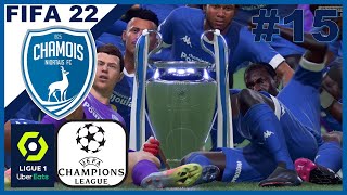 FIFA 22 CARRIÈRE MANAGER AVEC CHAMOIS NIORTAIS 15 LA FIN 🔵⚪📑🏆🏆⭐ ❕❕❕ [upl. by Kemme]