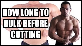 How Long To Bulk Before Cutting Proper Bulking Phase Length [upl. by Ailegra732]