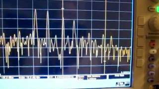 15 Ham radio Bandscope panadapter using Tek MDO4000 as a spectrum analyzer [upl. by Motteo]