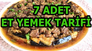 7 ADET ET YEMEK TARİFİ [upl. by Anauj]