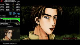 Initial D Special Stage Story Mode Akagi RedSuns RTA 133448 IGT 105835 WR [upl. by Neeliak849]