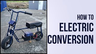 Mini Bike Electric Conversion FLIPSKY FT85BS [upl. by Savill]