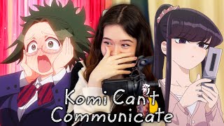 KOMIS DOG💀  Komi Cant Communicate Season 1 Episode 3 REACTION [upl. by Choong]