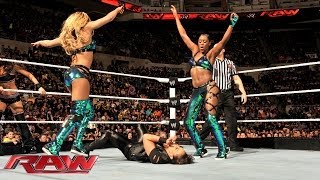 Divas 7on7 Survivor Series Elimination Tag Team Match Raw Nov 25 2013 [upl. by Ibor]