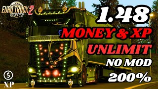 Euro Truck Simulator 2 Money hack 148  No mods 200 Sure [upl. by Means]