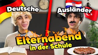 Deutsche vs Ausländer beim Elternabend 😳😂  Mohi07 [upl. by Nerral]