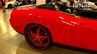 Convertible Dodge Challenger SRT8 on 24quot26quot Forgiatos  1080p HD [upl. by Marelya]