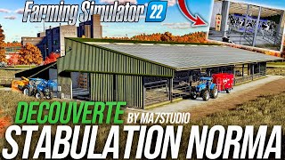 DÉCOUVERTE DUNE STABULATION INNOVANTE  Série Norma By MA7Studio  Farming simulator 22 [upl. by Nerte]