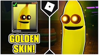 NEW CODE for the GOLDEN BANANA SKIN in BANANA EATS ROBLOX [upl. by Malamut]