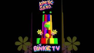 Bowling Ball Bash Kinetic Sand Spectacular 🎳🌈 kineticsandplay learningforkids [upl. by Ruosnam]