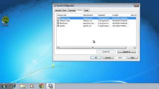 How to Disable and Change Windows 7 Startup Programs [upl. by Ataynik]