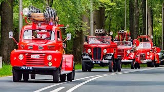 Brandweer oldtimers in optocht 🚒🚒🚒 [upl. by Semreh]