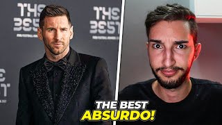 MESSI ELEITO MELHOR DO MUNDO NO THE BEST É UMA VERGONHA [upl. by Ainecey368]