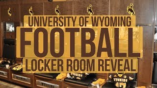 University of Wyoming Football Lockers  Players Reaction [upl. by Desdamonna]