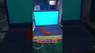 Laptop Multicolor screen display  Dell hp lenovo White screen Black screen Green screen red screen [upl. by Aham]