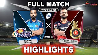 RCB VS MI HIGHLIGHTS 2021 MATCH 39 PHASE 2  Mumbai Vs Bangalore Match 39 IPL 2021 RCBvMI [upl. by Zarger]