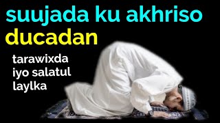 suujada ku akhriso ducadan tarawixda iyo salatul laylka [upl. by Adella]