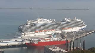 Regal Princess Cruise Ship at Portland [upl. by Holmen]