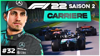 F1 22 Carrière S2E10  LA REMONTADA DE FOU  LES IA ME SORTENT DEHORS [upl. by Amhsirak495]