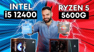 Rs 30000 PC Build Without GPU  Intel Core i5 12400 Vs AMD Ryzen 5 5600G  Benchmarks Hindi [upl. by Bora]