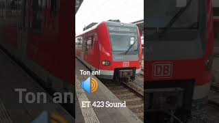 ET 423 Münchener SBahn Sound öpnv bahnlandbayern münchen [upl. by Ycnej]