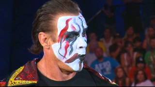 Eric Bischoff Calls Out Sting  TNA Wrestling [upl. by Oslec]