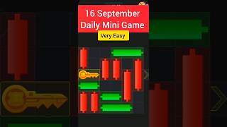 16 September Mini Game  Daily Cipher Code  Hamster kombat Daily Mini game  Mini Game Play [upl. by Aicekan]