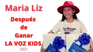 PRIMERA DECLARACIÓN DE MARÍA LIZ PATIÑO DESPUÉS DE GANAR LA VOZ KIDS 2021 [upl. by Gorman134]