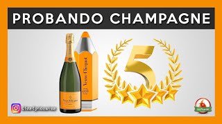 🍾 VEUVE CLICQUOT BRUT Degustación de Champagne [upl. by Htabazile]