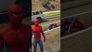 GTA V Spiderman funny crashes fails euphoria physics showcase [upl. by Eimar]