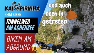 EBike tour vom Zillertal zum Achensee  Am Abgrund entlang den Tunnelweg Trail runter [upl. by Tenay]