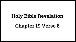 Holy Bible Revelation 198 [upl. by Ynahirb]