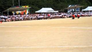 2012 福高体育祭 団対抗2400mリレー [upl. by Verlee687]