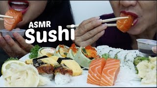 ASMR Sushi EATING SOUNDS NO TALKING  SASASMR [upl. by Anaugahs]