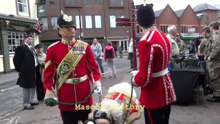 Mercian Regiment Freedom of Town Parade Kidderminster 2014 [upl. by Weil]