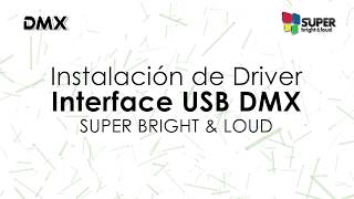 Instalar Driver USBDMX [upl. by Niasuh]