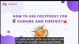 How to set up proxies in FoxyProxy extension [upl. by Gruver]