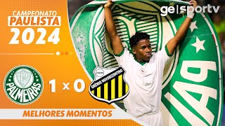 PALMEIRAS 1 X 0 NOVORIZONTINO  MELHORES MOMENTOS  CAMPEONATO PAULISTA  geglobo [upl. by Asillim]