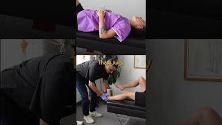 Ankle Pain 🦶Evaluation Treatment amp Adjustment shorts [upl. by Rafaela]