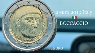 2 euro 2013 Italy BOCCACCIO 10000000 [upl. by Pantin]