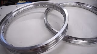 How To Restore Motorcycle Rims [upl. by Pantia]