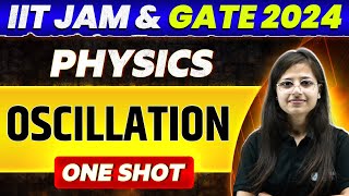 IIT JAM amp GATE 2024  Physics  Oscillation in One Shot  Sure Shot IIT JAM Physics Questions [upl. by Piefer382]