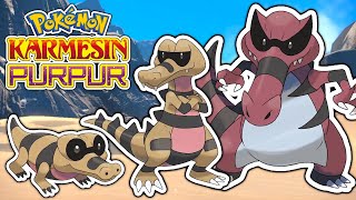 Ganovil Rokkaiman und Rabigator Fundort  Entwicklung  Pokemon Karmesin und Purpur [upl. by Annaili444]