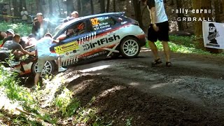 Barum Rally 2023 OS 12 Pindula crashes  rally corner [upl. by Haidabez40]