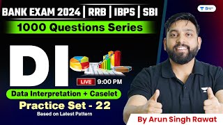 📊 Data Interpretation for RRB POClerk IBPS Clerk SBI PO  DI Set  22  DI By Arun Sir [upl. by Ruzich539]