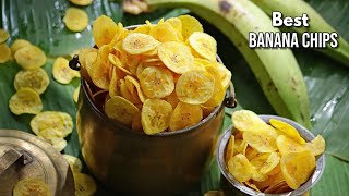 100 బెస్ట్ బనానా చిప్స్  Perfect Banana Chips recipe in Telugu  Kerala Nendran chipsVismaiFood [upl. by Beeson]