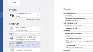 How to Print a foldable Booklet in Ms Word 2016 [upl. by Heymann112]