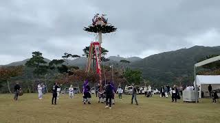 令和6年第46回もとぶ八重岳さくら祭・町を盛り上げる為に渡久地豊年祭旗頭シンカ頑張りました。 [upl. by Sladen]