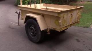 Overlanding Bugout Trailer Build M416 Trailer Part 1 [upl. by Euphemiah]