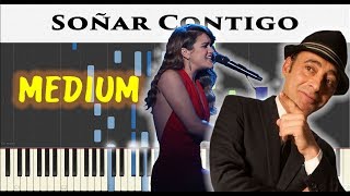 Amaia  Soñar Contigo Zenet  Sheet amp Synthesia Piano Tutorial by James Morrison BCN [upl. by Oliana467]